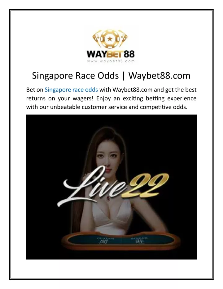 singapore race odds waybet88 com