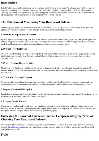 Opening the Power of Financial Control: Recognizing the Perks of Monitoring Your