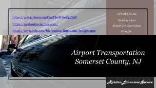 Airport Transportation​ Somerset County, NJ