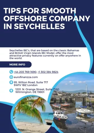 Tips for Smooth offshore company in Seychelles