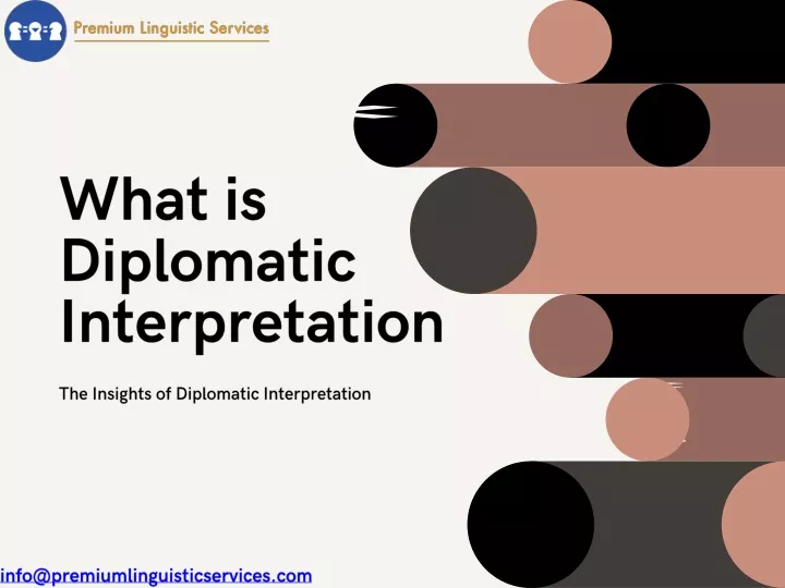 what is diplomatic interpretation