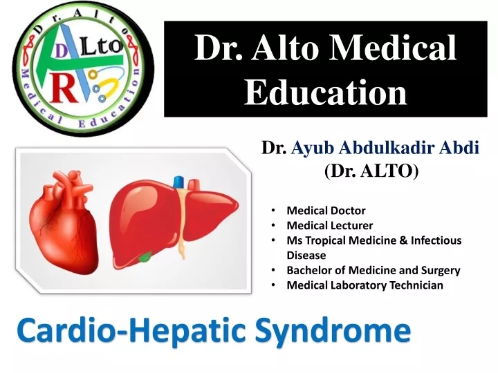 dr alto medical education