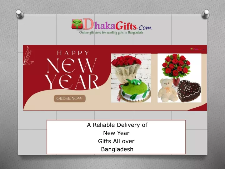 a reliable delivery of new year gifts all over