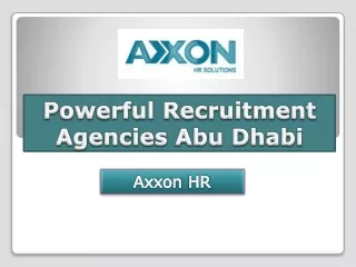 Powerful Recruitment Agencies Abu Dhabi