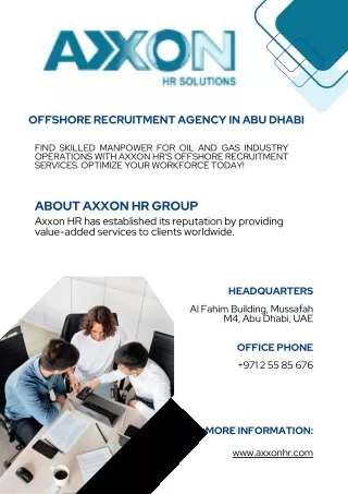 OFFSHORE RECRUITMENT AGENCY IN ABU DHABI
