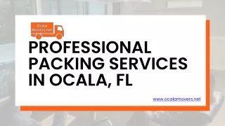 Professional Packing Services In Ocala, FL