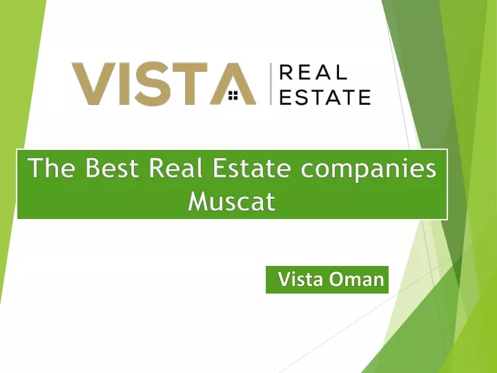 the best real estate companies muscat