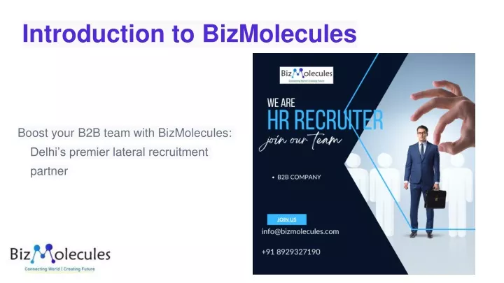 introduction to bizmolecules