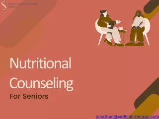 Nutritional Counseling in Baltimore