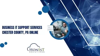 Online Business IT Support Services Chester County, PA