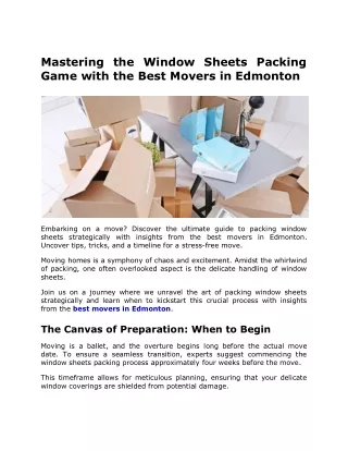 mastering the window sheets packing game with