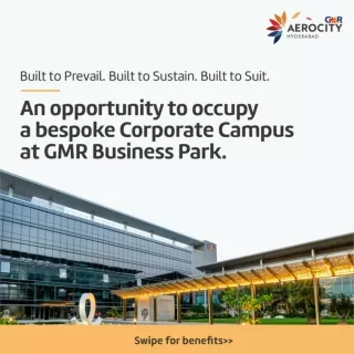 Tailored for Diverse Business Needs at GMR Business Park
