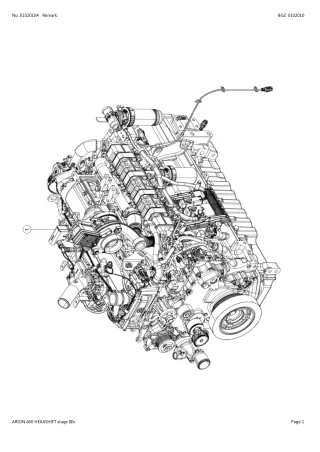 CLAAS ARION 600 HEXASHIFT STAGE IIIB TRACTOR Parts Catalogue Manual (SN A3600050-A3699999)