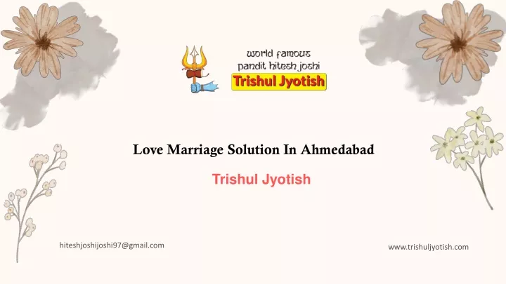 love marriage solution in ahmedabad