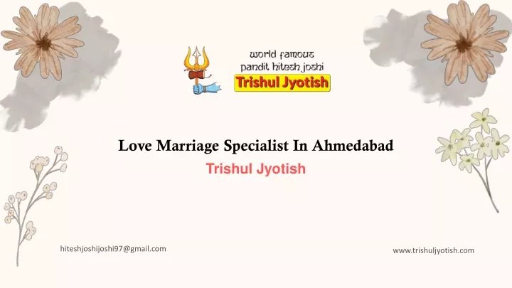 love marriage specialist in ahmedabad trishul