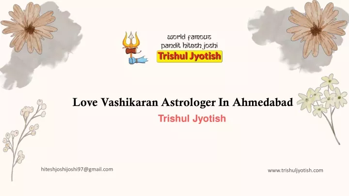 love vashikaran astrologer in ahmedabad trishul