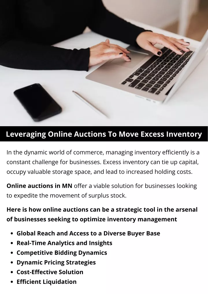 leveraging online auctions to move excess