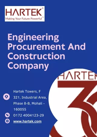 Engineering Procurement And Construction Company - Hartek Group