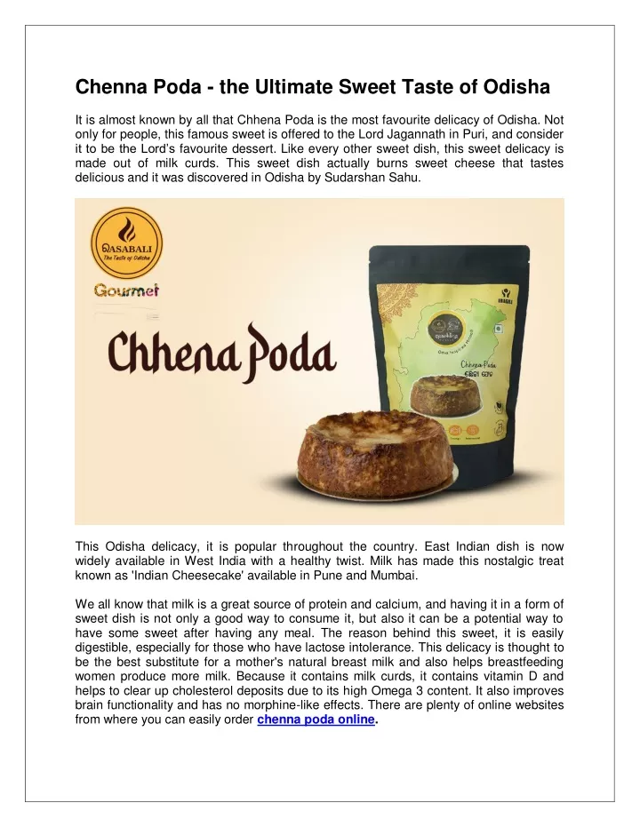 chenna poda the ultimate sweet taste of odisha