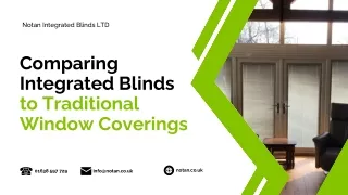 Comparing Integrated Blinds to Traditional Window Coverings
