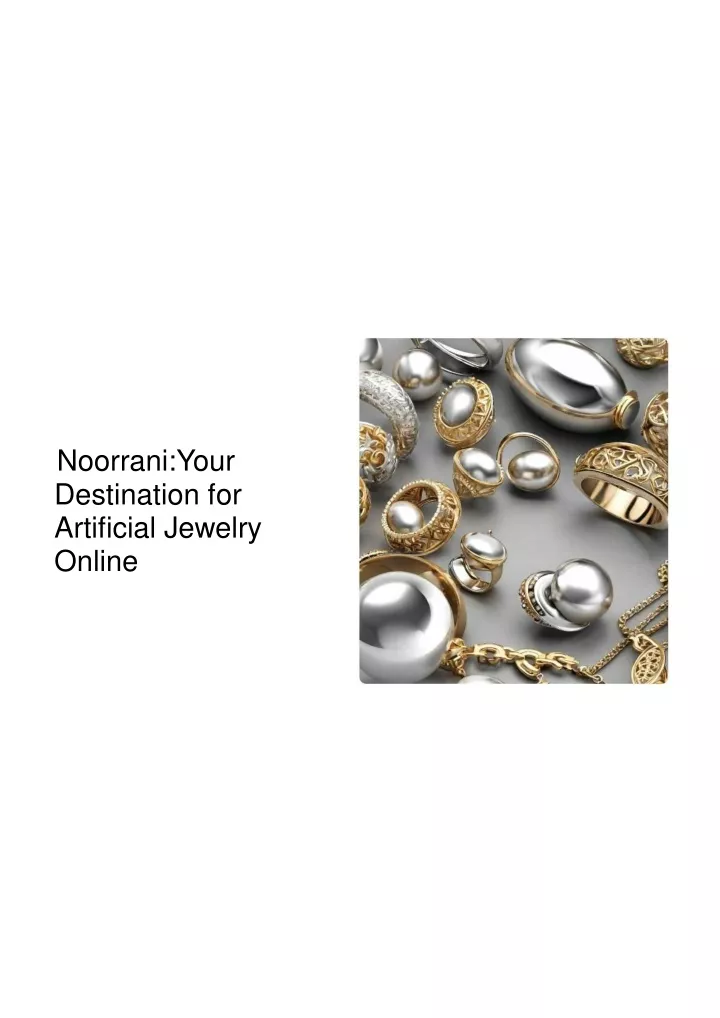 noorrani your destination for artificial jewelry