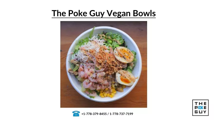 the poke guy vegan bowls