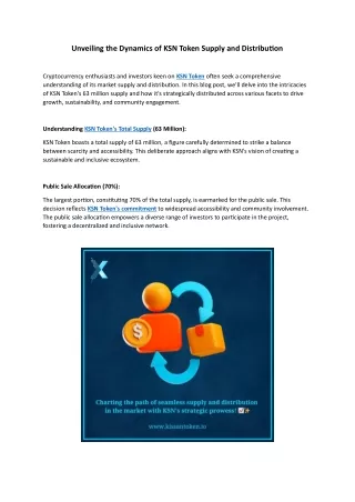 unveiling the dynamics of ksn token supply
