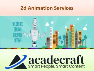 2 d animation services