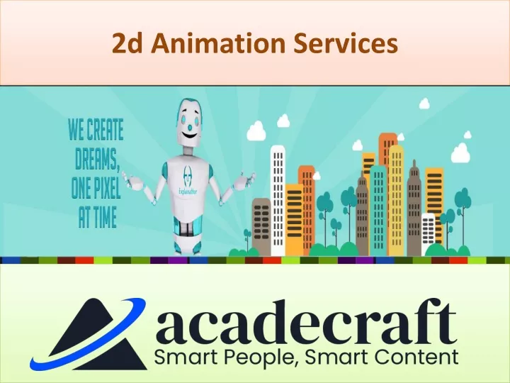 2 d animation services