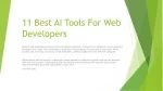 11 Best AI Tools For Web Developers - slide 1