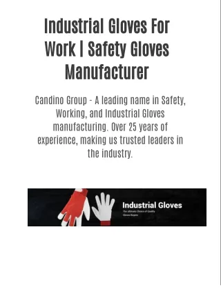 Industrial Gloves