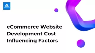 ecommerce website development cost influencing