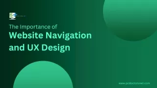 Website Navigation and UX Design