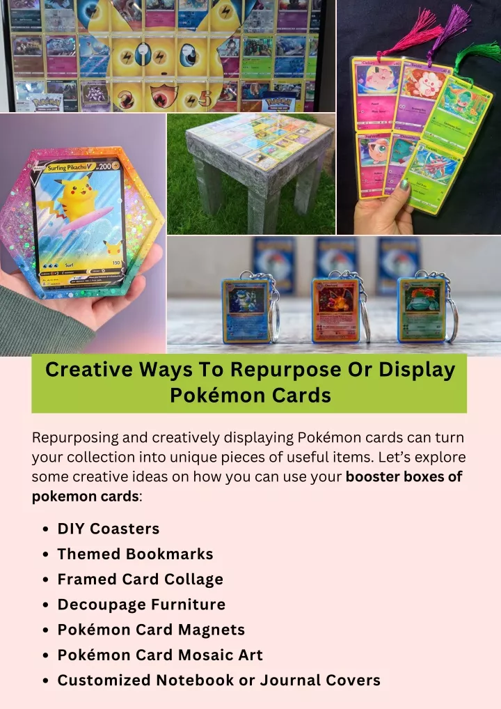 creative ways to repurpose or display