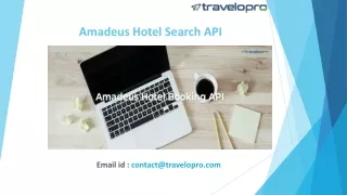 amadeus hotel search api