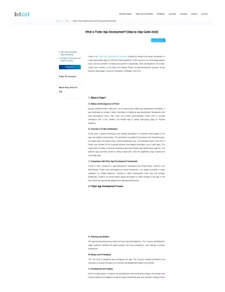 web development