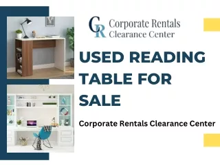 Used Reading Table For Sale At Corporate rentals clearance center