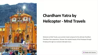 chardham yatra by helicopter 01-01-24