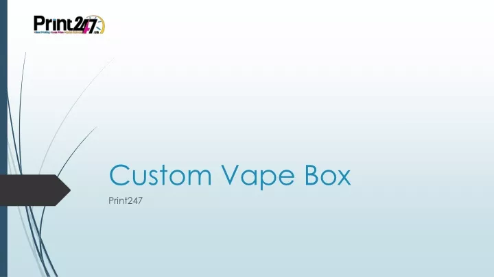 custom vape box