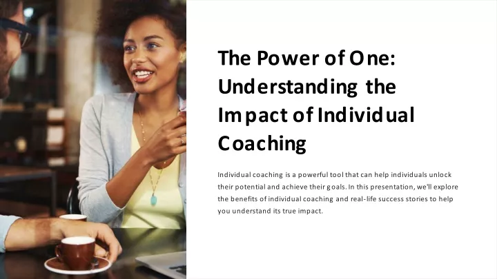 the power of one understanding the impact