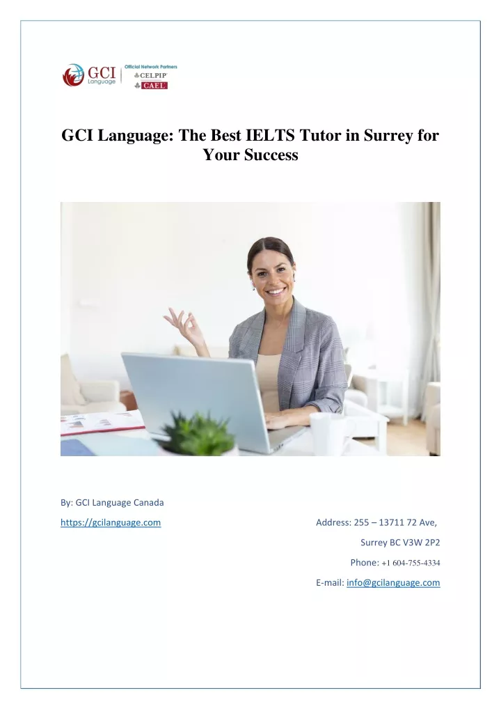 gci language the best ielts tutor in surrey