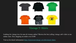 Vintage Soft T-Shirts | Vintage Tees for Men & Women Online