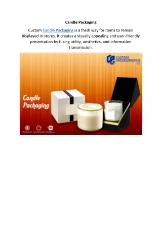 candle packaging