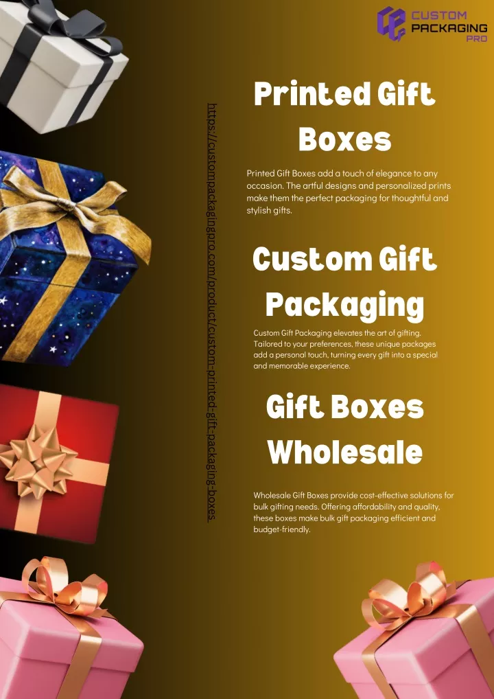 printed gift boxes