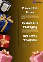 Printed Gift Boxes - slide 1