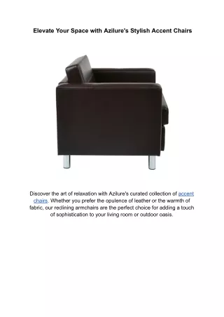 elevate your space with azilure s stylish accent