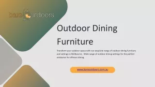 Outdoor DiningFurniture