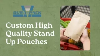 Best Quality Stand-Up Pouches Bags Made With Precision