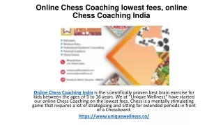 Online Chess Coaching lowest fees, online Chess Coaching India