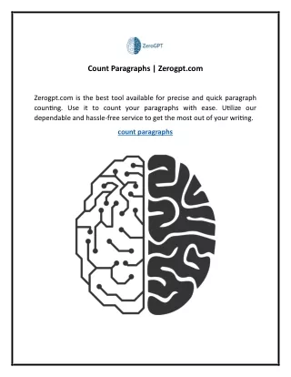 count paragraphs zerogpt com